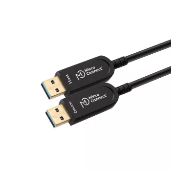 USB-Kabel Microconnect USB3.0AA10BOP 10 m USB 3.2 Gen 1 Schwarz