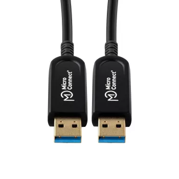 Microconnect USB3.0AA15BOP USB-Kabel USB 3.2 Gen 1 (3.1 Gen 1) 15 m USB A Schwarz