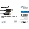 Microconnect USB3.0AA15BOP USB-Kabel USB 3.2 Gen 1 (3.1 Gen 1) 15 m USB A Schwarz