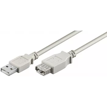Microconnect USBAAF1 USB-Kabel USB 2.0 1 m USB A Grau