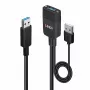 Lindy 35m Hybrid USB 3.2 Gen 2 Typ-A-Kabel Schwarz ABS