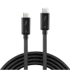 Lindy 0,5 m Thunderbolt-3-Kabel, passiv, 0,5 m, USB-C, USB-C, USB 3.2 Gen 1 (3.1 Gen 1), Stecker/Stecker, Schwarz