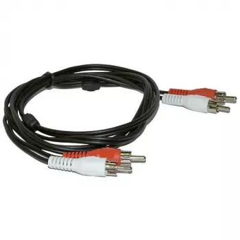 Microconnect AUDCC10 Audiokabel 10 m 2 x RCA Schwarz
