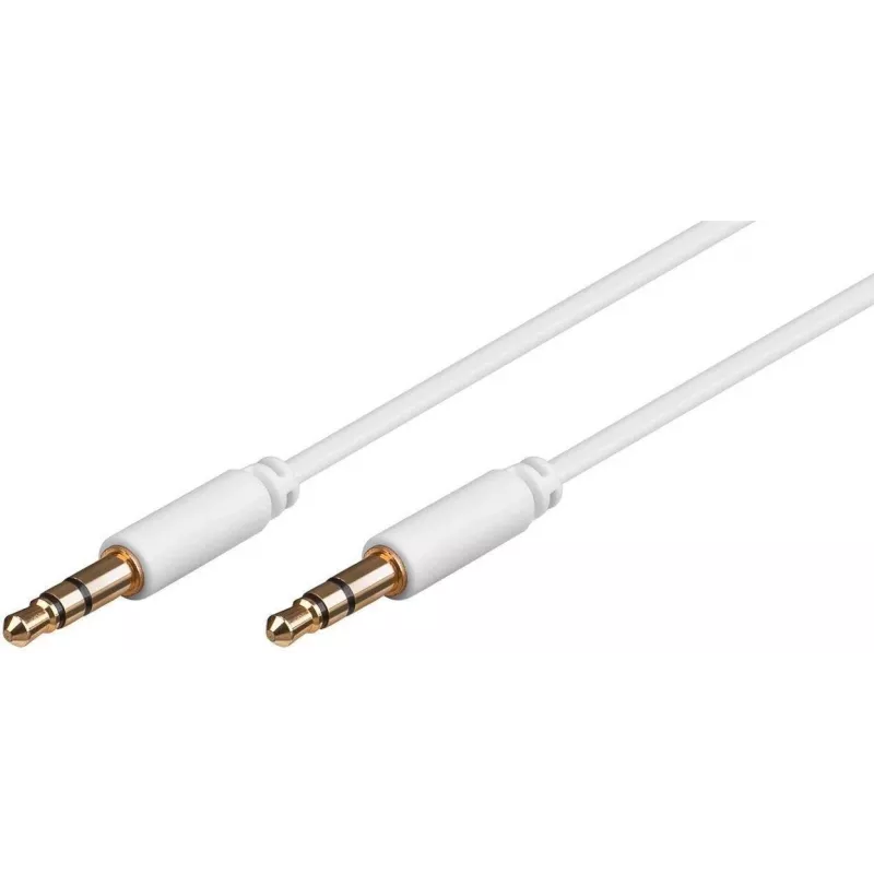 Microconnect AUDLL1.5W Audiokabel 1,5 m 3,5 mm Weiß