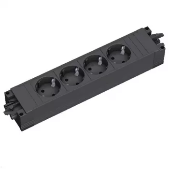 Bachmann STEP BASE 4-fach Steckdosenleiste mit GST18 4 AC-Ausgänge 250V 16A