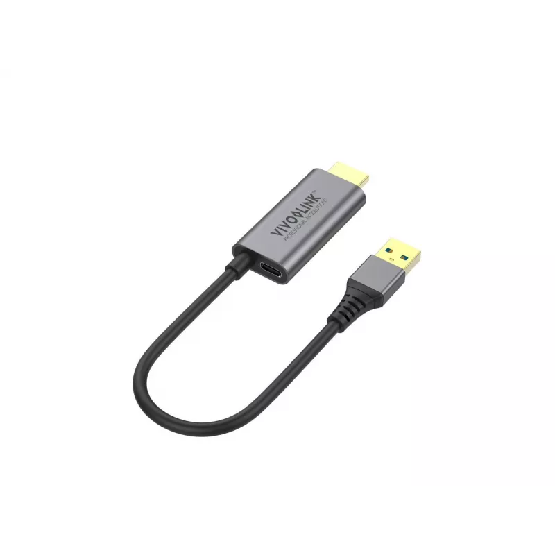 Adapter VivoLink HDMI & USB-A to USB-C PROADHDMI 4K-Auflösung kompatibel