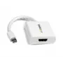 StarTech.com Mini DisplayPort auf HDMI Adapter - mDP auf HDMI Videokonverter - 1080p - Mini DP oder Thunderbolt 1/2 Mac/PC an HDMI Monitor/Display/TV - Passiver mDP 1.2 auf HDMI Dongle - Weiß