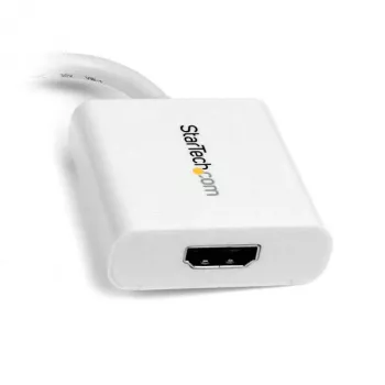 StarTech.com Mini DisplayPort auf HDMI Adapter - mDP auf HDMI Videokonverter - 1080p - Mini DP oder Thunderbolt 1/2 Mac/PC an HDMI Monitor/Display/TV - Passiver mDP 1.2 auf HDMI Dongle - Weiß