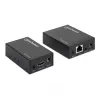 Manhattan HDMI 1080p über Ethernet Extender Kit, bis zu 50 m mit einem Cat6-Kabel, Tx- & Rx-Module, IR-Unterstützung, drei Jahre Garantie