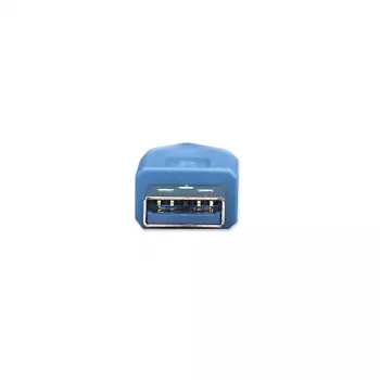 USB-A auf USB-A Verlängerungskabel Manhattan 2 m Stecker auf Buchse Blau