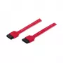 Manhattan SATA-Datenkabel, 7-Pin, 50 cm, Stecker auf Stecker, 6 Gbps, Rot, lebenslange Garantie