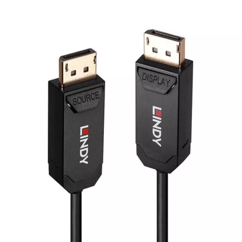 Lindy 40m Fibre Optic Hybrid DP 2.0 UBHR10 Kabel