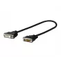 Vivolink PRODVIADAPDVI DVI-Kabel 0,2 m DVI-D Schwarz