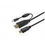Vivolink PROUSBCHDMIUSBB5 USB-Kabel USB 3.2 Gen 1 (3.1 Gen 1) 5 m USB C Schwarz