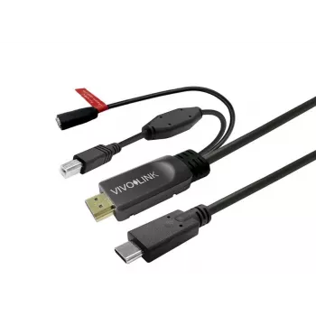 USB-Kabel Vivolink PROUSBCHDMIUSBB7.5-CHARGE 7,5 m zum Laden und für Datenübertragung
