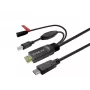 USB-Kabel Vivolink PROUSBCHDMIUSBB7.5-CHARGE 7,5 m zum Laden und für Datenübertragung