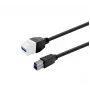 VivoLink USB 3.0 Type-A-Verlängerungskabel, Buchse-auf-Buchse, Weiß, PROKEYUSB3AFBM5W