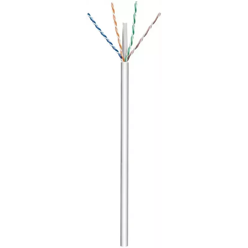 Netzwerkkabel Goobay CAT 6 U/UTP Grau 100m