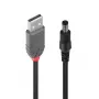 Adapterkabel USB-A-Stecker – DC 5,5/2,1 mm Stecker Lindy 70268