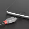 Lindy 0,5 m USB 2.0 Typ-C-auf-Micro-B-Kabel, Anthra Line