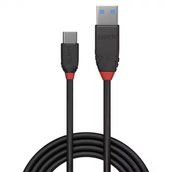 Lindy 36914 USB-Kabel USB 3.2 Gen 1 (3.1 Gen 1) 0,15 m USB C USB A Schwarz