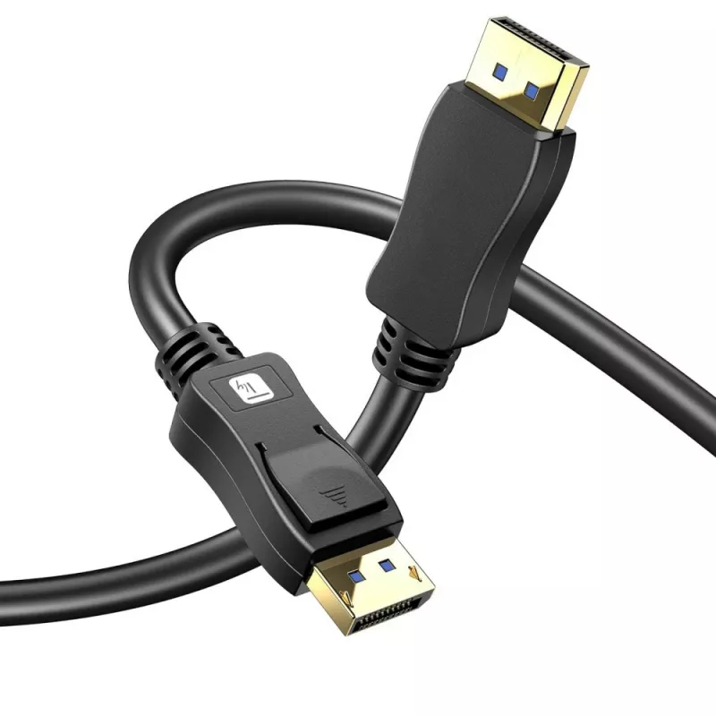 Techly ICOC-DSP-A21-010 DisplayPort-Kabel 1 m Schwarz