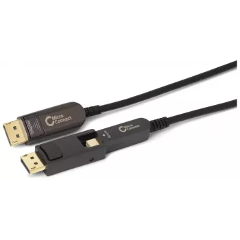 Microconnect DP-MMG-5000MBV1.4OP DisplayPort-Kabel 50 m Schwarz