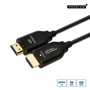 Microconnect Premium Optic HDMI-Kabel 100 m 18 Gbit/s 4096 x 2160