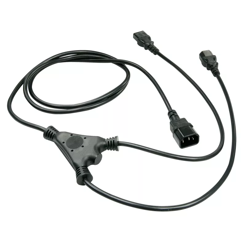 Lindy 2m IEC Splitterkabel IEC C14 auf 2 x IEC C13