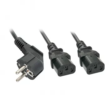 Lindy 30048 Netzkabel Schwarz CEE7/14