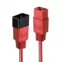 Lindy 3m IEC C19 auf C20 Verlängerungskabel, Rot