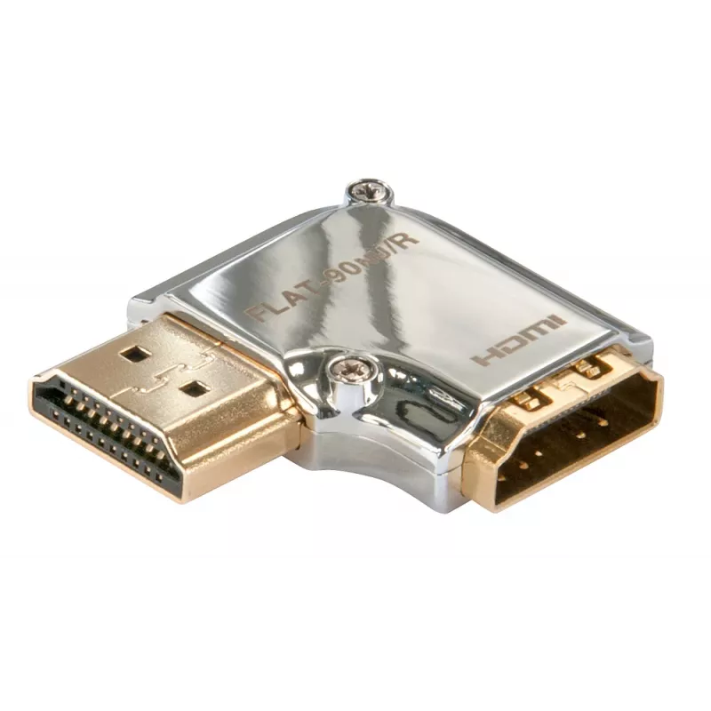 Lindy CROMO HDMI-Mann zu HDMI-Weiblich 90-Grad-Winkeladapter - Rechts