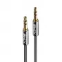 Lindy 1m 3,5-mm-Audiokabel, Cromo Line