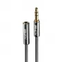 Lindy 2m 3,5mm Verlängerungs-Audiokabel, Cromo Line