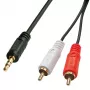 Lindy 2m Premium Phono auf 3,5mm Kabel