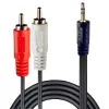 Lindy 2m Premium Phono auf 3,5mm Kabel