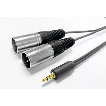 Audiokabel VivoLink PROMJXLRS02 — 2 x XLR male, professioneller Mikrofon-/Line-Anschluss