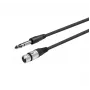 Vivolink PROAUDXLRFJACKS3 Audiokabel 3 m XLR 6,35 mm Schwarz