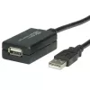 USB 2.0 Verlängerungskabel VALUE 12m mit Repeater