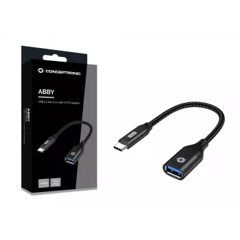 Conceptronic ABBY18B USB 3.2 Gen 2 auf USB-A OTG Adapter