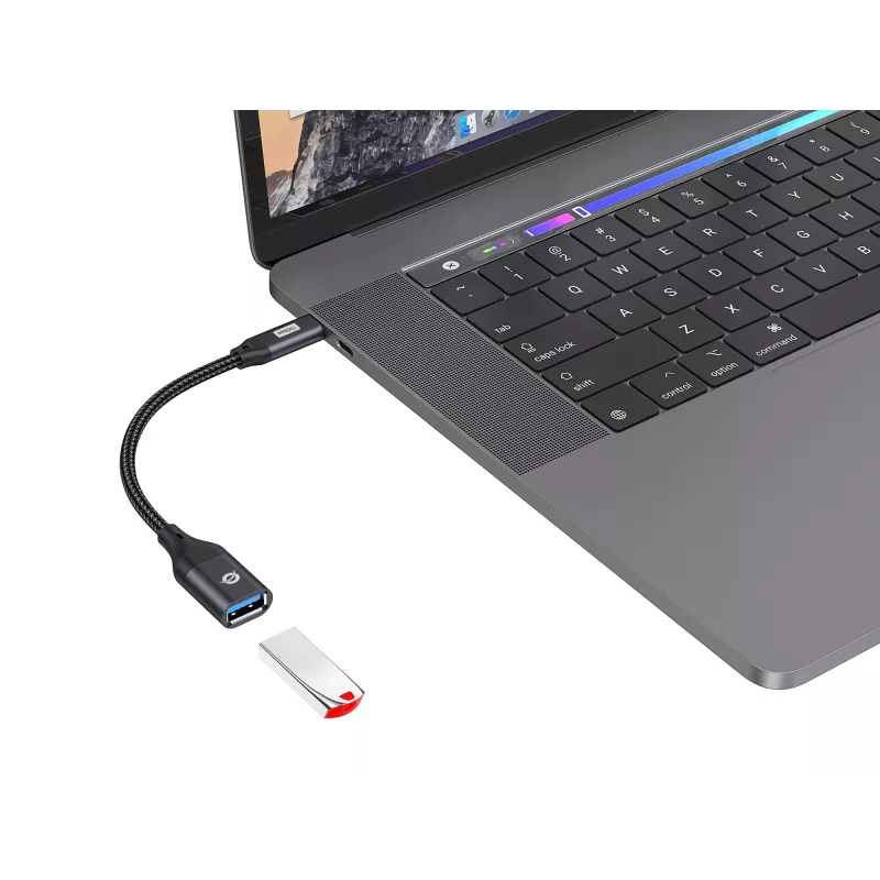 Conceptronic ABBY18B USB 3.2 Gen 2 auf USB-A OTG Adapter
