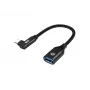Conceptronic ABBY19B USB 3.2 Gen 2 90°-abgewinkelt auf USB-A OTG-Adapter