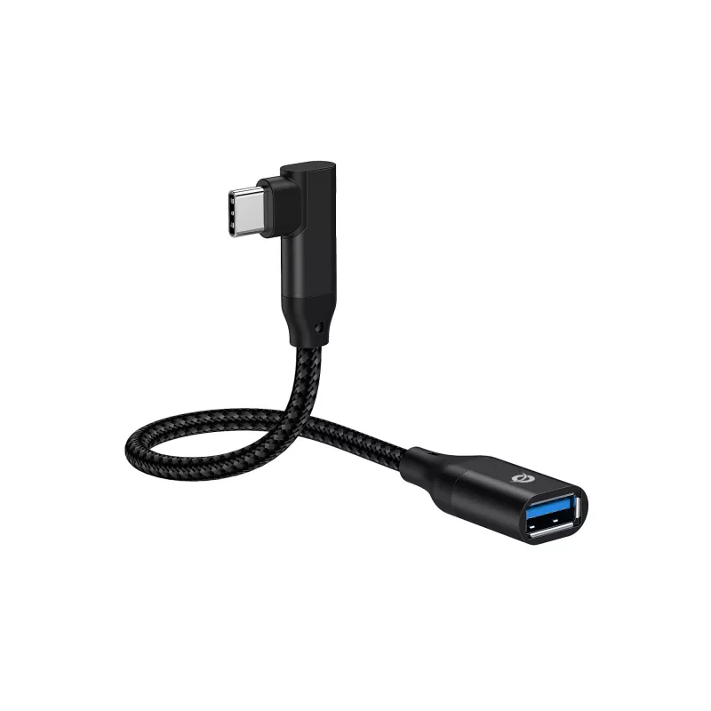 Conceptronic ABBY19B USB 3.2 Gen 2 90°-abgewinkelt auf USB-A OTG-Adapter