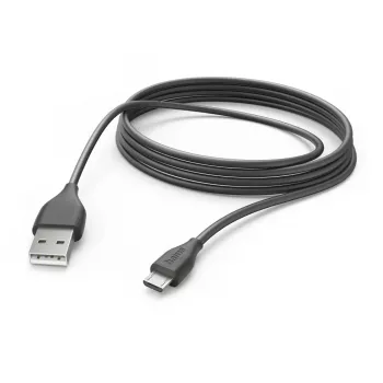 Hama 00201588 USB-Kabel USB 2.0 3 m USB A Micro-USB B Schwarz