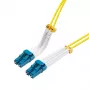 Lanview LVO231409-FLEX InfiniBand-/Glasfaserkabel 5 m LC LC/LC Gelb