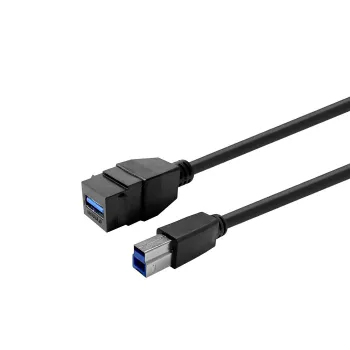 VivoLink USB 3.0 Typ-A-Verlängerungskabel PROKEYUSB3AFBM5B, Schwarz, 5 m