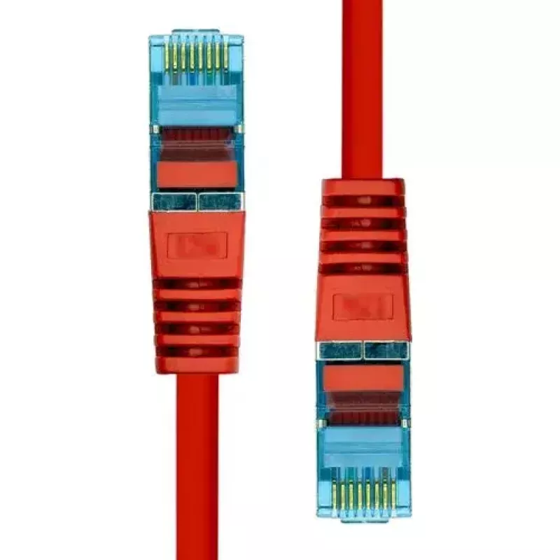 ProXtend CAT6A RJ-45 S/FTP 0,75m Rot Ethernet-Kabel