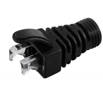 MicroConnect CONB65S Zugentlastungstülle für Cat5e/Cat6/Cat6A Kabel bis 6,5 mm, grau