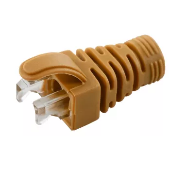 MicroConnect CONB65O Knickschutztülle für Cat5e/Cat6/Cat6A Kabel bis 6,5 mm, orange