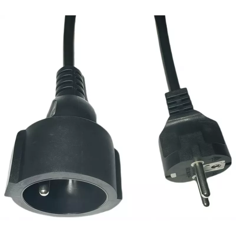 Stromverlängerungskabel MicroConnect MC-PE0300FRB 3 m, EU-Stecker, IEC-Buchse (weiblich)